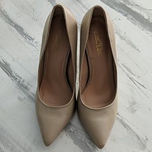 Matte Beige Pumps